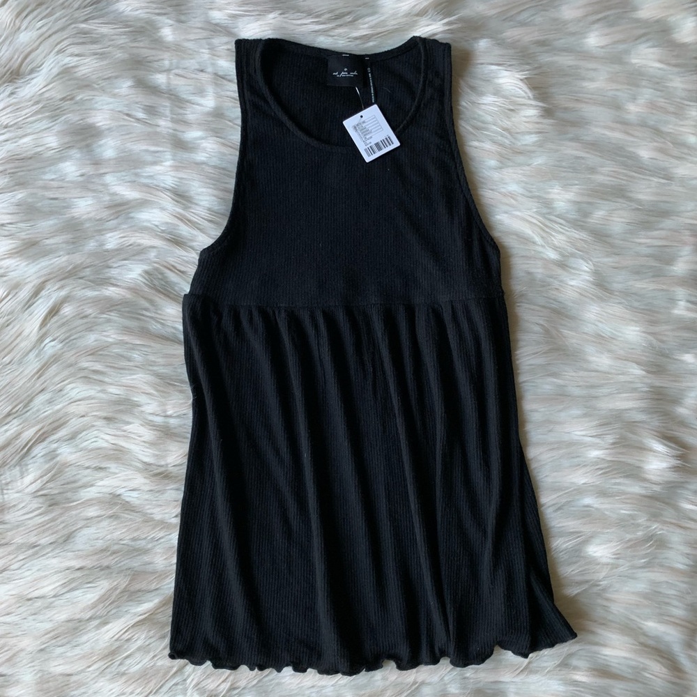 NWT UO Out From Under Rosie Swing Tank - Black - Picture 7 of 11